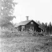 Hedemora. Garpenberg.  Borgarhyttan. Gammal stuga vid Borgarhyttan. 1929-1930.
