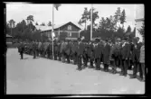 Avlämning av f.d. knektar.