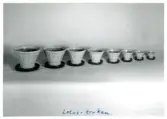 Lotus-krukan från Bo Fajans, formgivare Ewald Dahlskog, 1900-talets mitt.