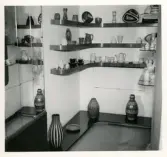 Försäljning i butik, Bo Fajans 1940-tal.