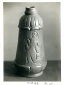Lampfot 4150 i dekor AK från Bo Fajans, formgivare Maggie Wibom, 1900-talets mitt.