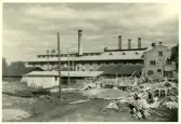Fabriken i Gröneborg (idag platsen för Lantmäteriet) 1945, Bo Fajans.