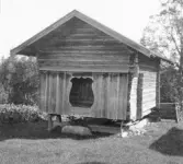 Malung. Västrafors. Totusgårdens härbre.

