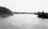 Malung. Östra Fors från älvbron.

