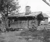 Malung. Nordvallsela. Äldsta stugan.

