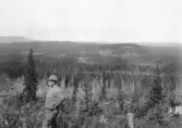 Malung.  Öje kapellag. Välberget och Gnupen från Öjsberget.

