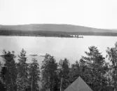 Malung. Tyngsjö kapellag. Sorsansberget från V, kyrktornet.

