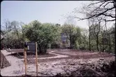 Skånegården. Anläggande av trädgård. Vår