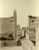 Luxortemplet i Thebe, Egypten, 1891