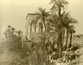 Trajanus kiosk vid Isis-templet på ön File, Egypten, 1891