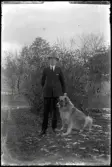 Karl Andersson med hunden Karo