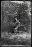 Nils Löfborg på motorcykel