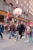 1 maj 1995, Kungsgatan - Vasagatan.