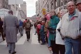 1 maj 1995, Kungsgatan - Vasagatan.