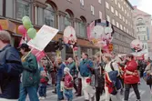 1 maj 1995, Kungsgatan - Vasagatan.