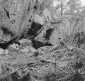 Stora Skedvi. Hysta. Flyttblock, Hysta.

