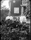 Porträtt vid hus