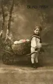 Påskkort med texten 