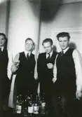 Fest hos mig, Lucia 1943 (enligt text i album). V-H Anders Lindwall, Syrack Sidén, Bengt Westerlund och Bengt Lindholm