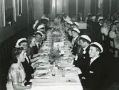 Gästrike-Hälsinge nation i Uppsala, vårbalen 1944 (enligt text i album).