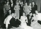 Postgirofesten 14/4 1945. Damer inbjudna från postgirot (enligt text i album).