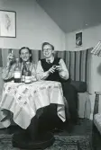 Bengt Norlén och Carl-Erik Sidén med glatt humör. 