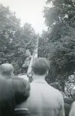 Speakers' corner i Hyde Park, London 1947 (enligt text i album).