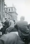 Churchill håller tal vid Blenheim Palace i Woodstock, England, augusti 1947 (enligt text i album).