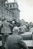 Churchill håller tal vid Blenheim Palace i Woodstock, England, augusti 1947 (enligt text i album).