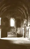 Cormac´s Chapel på Rock of Cashel, Irland (enligt text framsida brevkort).