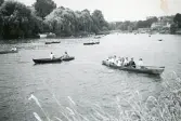 Båtliv i Stratford-upon-Avon, England 1948 (enligt text i album).