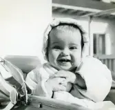 Barnporträtt. Troligen Margareta Rainer 1950 (enligt text i album).