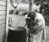 Marianne med dotter, midsommar 1950 (enligt text i album).