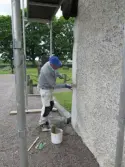 Lagning av skador i putsen