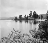 Idre. Hällsjön. Holme i Hällsjön.

