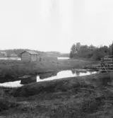 Gagnef. Vid färjestället mitt emot Nysäl. 1920.