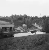 Gagnef. Smedja och damm, Rista. 1920.