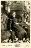 Louise Wesslén, född 1839 död 1922. Född Gabrielsdotter/Hedberg. 
Innehavare av kappaffären E. L Wessléns änka.
