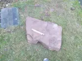 Sandstensflisa vid Ekerö kyrka