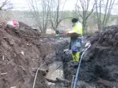 Ritning av sektion Uddby kvarn