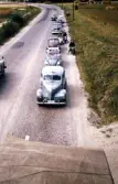 Bilar vid Hagalundsviadukten, 1955