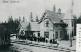 Gunnarsnäs, Dals Rostock. Järnvägsstation