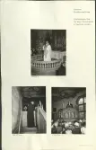 Skansen. Byggnader. Ekhäradsgården. Invigningen 30 maj 1954. Gudstjänst i Seglora kyrka.