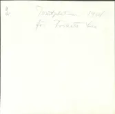 Skansen. Byggnader. Folkets hus. Tomtplatsen 1964 för Folkets hus.