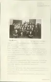 Skansen. Byggnader. Folkets hus. Grupporträtt i stora salen 1928.