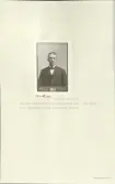 Skansen. Byggnader. Folkets hus. Porträtt av byggnadssnickaren Viktor Pettersson (född 18 april 1881 död 26 juni 1963), en av Gershedens Folkets hus-förenings grundare.
