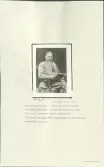 Skansen. Byggnader. Folkets hus. Porträtt av Alfred Stolpe (1866-1957), byggnadssnickare från Gersheden, var Föreningen Folkets hus i Gershedens förste ordförande.