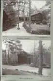Skansen. Byggnader. Finngården. Lada och stolpbod. Rökstugbadstuga.