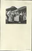 Skansen. Byggnader. Fäbodvallen. 
 Invigning av fäbodvallen, Bondens dag 1938.