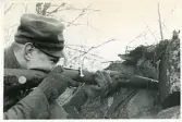 Bengt Hultin på posteringstjänst, 1940-41 (enligt text i album).